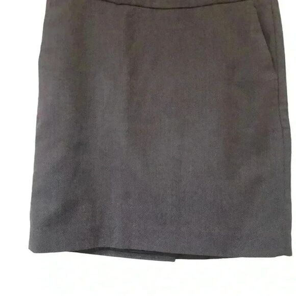 Banana Republic Women's Charcoal Gray Poly/Rayon/Spandex Small Twill Lined Strai - Picture 8 of 12